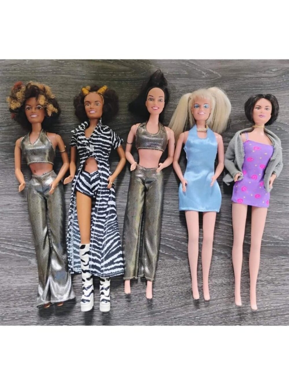 Vintage 1998 Galoob Spice Girls Doll Lot - 5 Pack